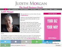 Tablet Screenshot of judithmorgan.com